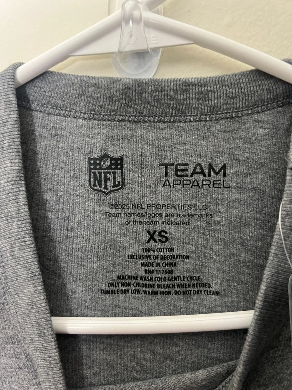 NFL Gray Buffalo Bills Crewneck Tee - Picture 2 of 4